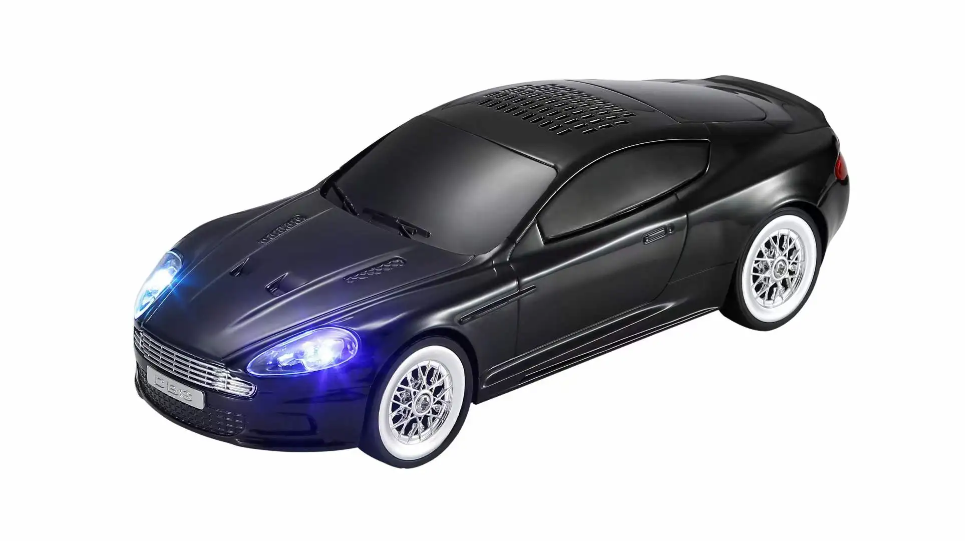 EONKO WS-593 على شكل سيارة محمول لاسلكي بلوتوث المتكلم مع TF USB FM يدوي LED ضوء Autodyne TWS