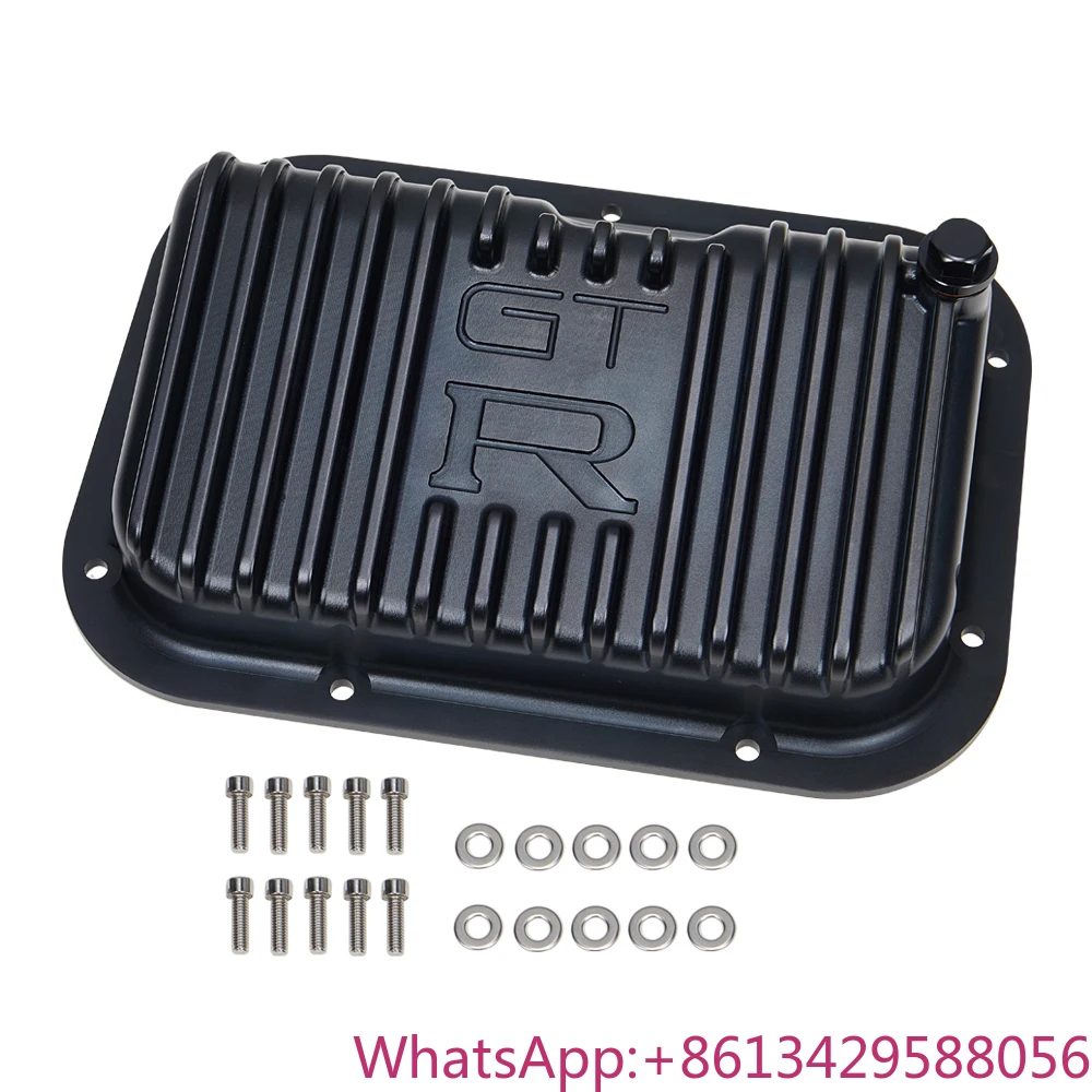 

Silver/Black CNC Aluminum Engine Oil Pan with Baffle Compatible with 2009-2020 for Nissan GTR R35 VR38DETT VR38 Engine Parts