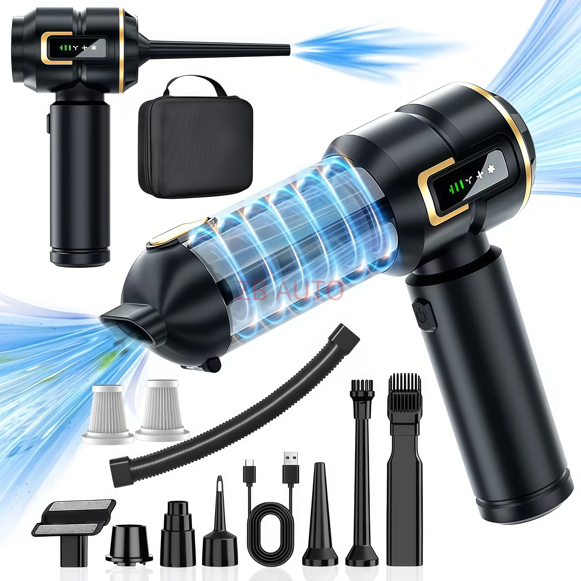 

wireless dust collector handheld large suction blowing and sucking dual-purpose high-power car vacuum cleaner vacuum cleaner