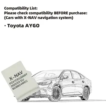 適用於豐田AYGO的導航TF卡X-NAV即插即用導航GPS衛星導航蓋,包含列支敦士登、匈牙利、克羅埃西亞和義大利地圖 10 最佳銷售 豐田 Aygo X - №8