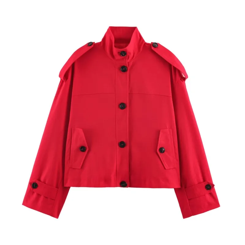 Jackets Women's Autumn 2026 New Chic Youth Loose High-necked Elegant Women's Jackets Blouse Fashion Street Youth Autumn Coats