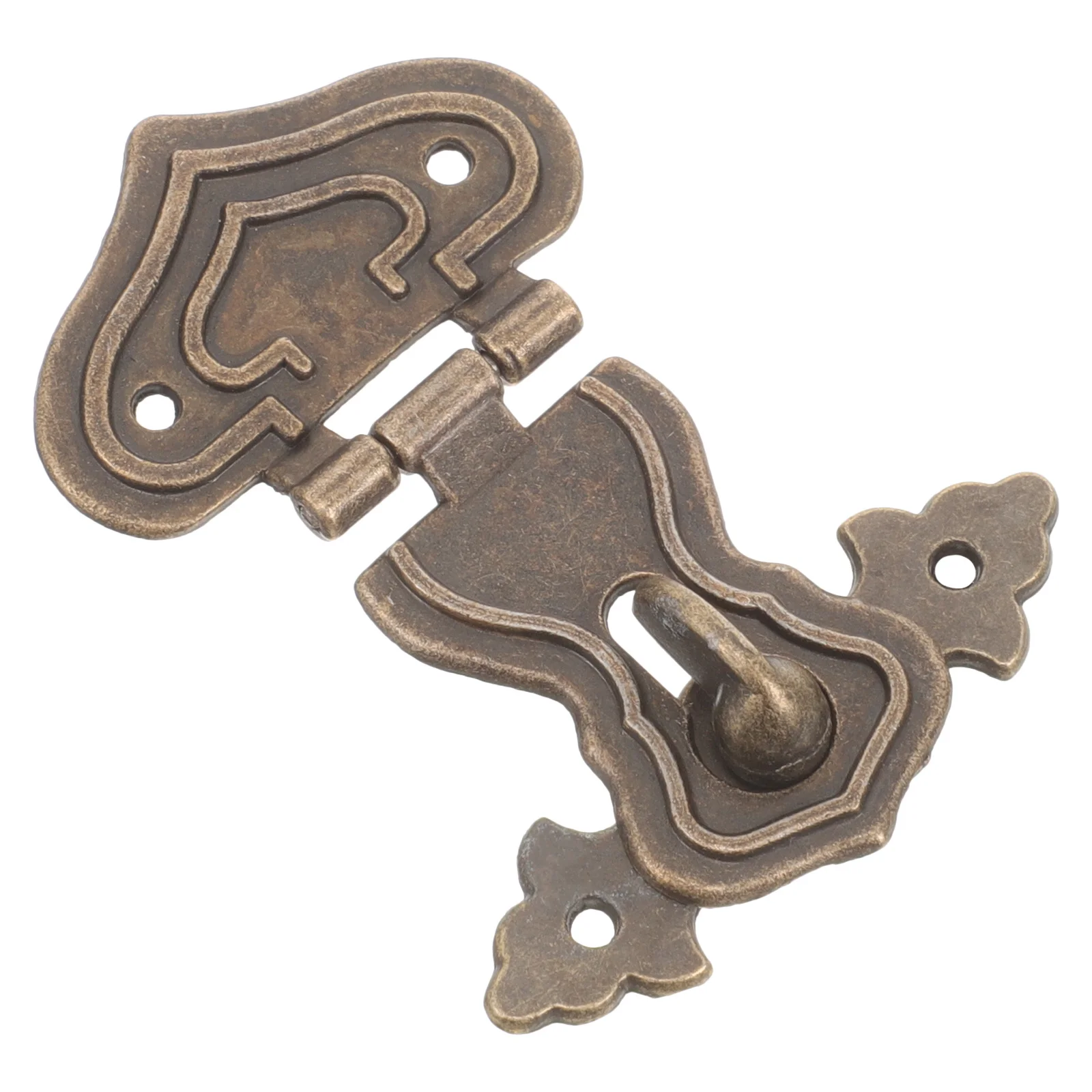 4 قطعة صندوق مجوهرات كلاسيكي أنيق مشبك صغير بمشبك مزلاج للهدايا صناديق خشبية صندوق مجوهرات صغير مشبك غلق بمشبك أبازيم