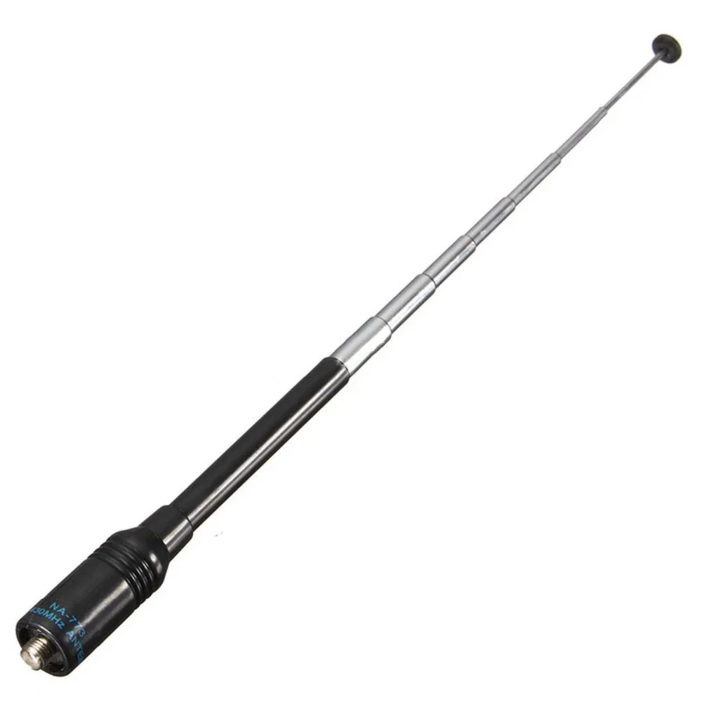 Zwart Duurzaam NA-773 SMA-Vrouwelijke Antenne Telescopische Antenne Voor Baofeng UV-5R UV-B5 82 BF-888s Radio Antennes