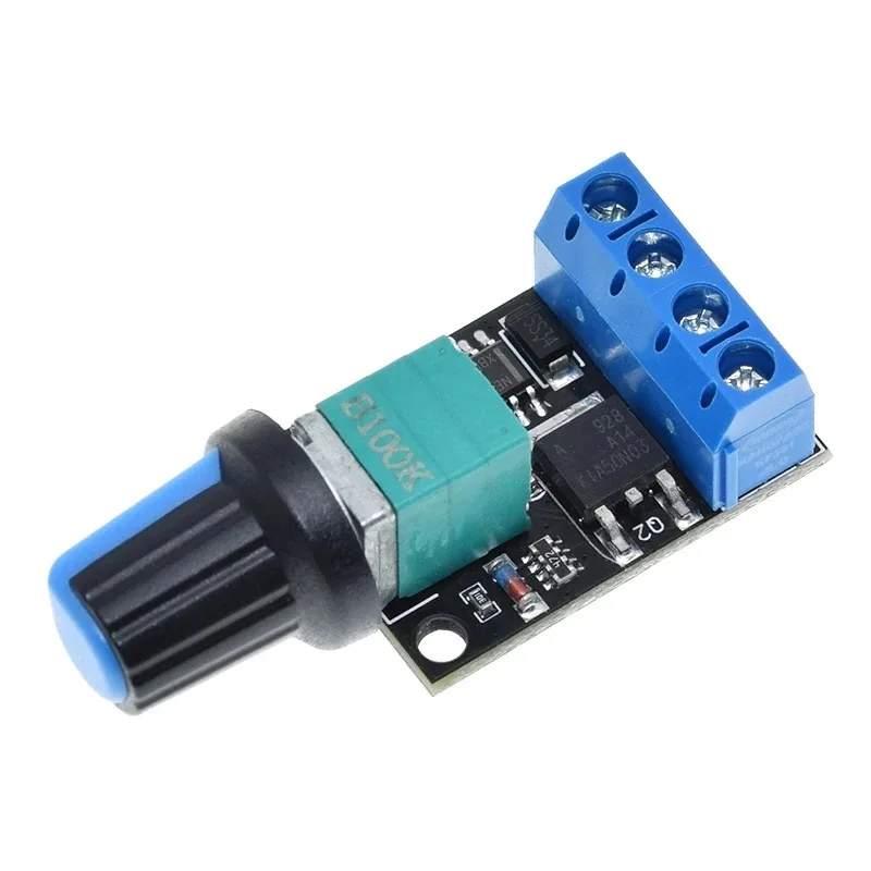 Nowy Regulator napięcia 5 szt. 10A Regulator Regulator obrotów silnika DC PWM przełącznik LED ze ściemniaczem Regulator mocy do DC5-16V żarówek Led