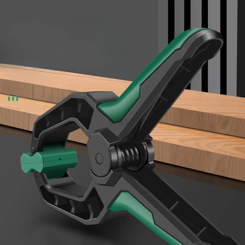 

4/6Pcs Heavy Duty Spring Clamps 4/6In Woodworking G-clip Ratchet Locking Pliers Clamping Fixed Auxiliary Tool Strong Plank Clamp