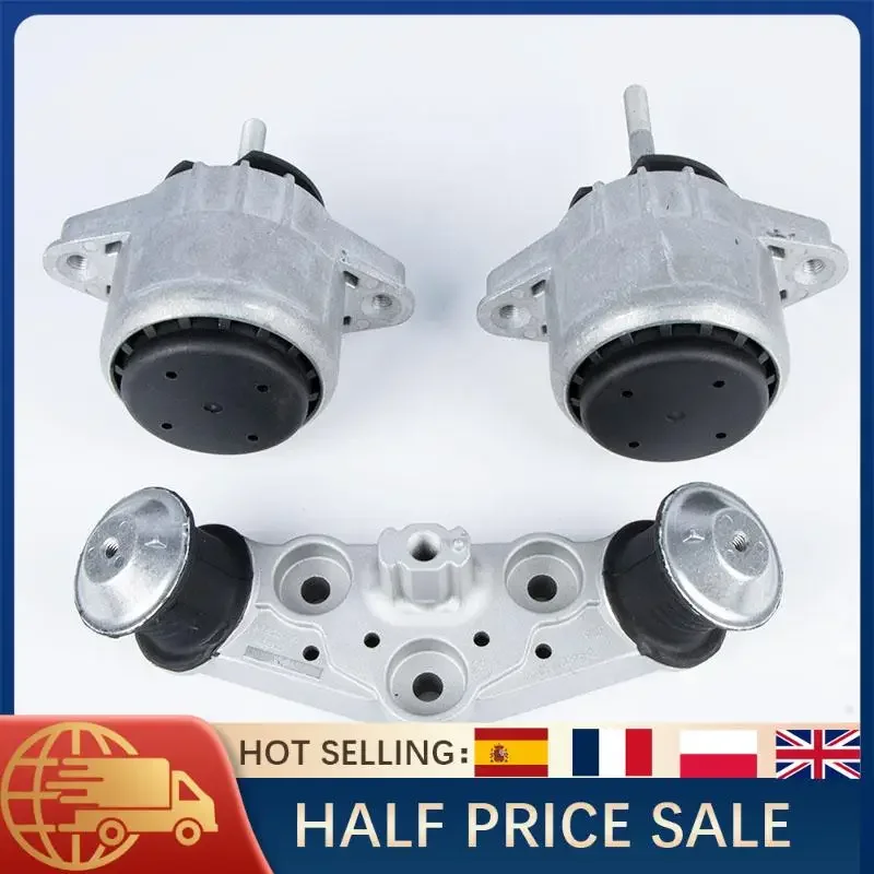 

3PCS Engine Motor & Transmission Mount Set for 2010-2016 Porsche Panamera 970 Replacement OEM Quality Parts