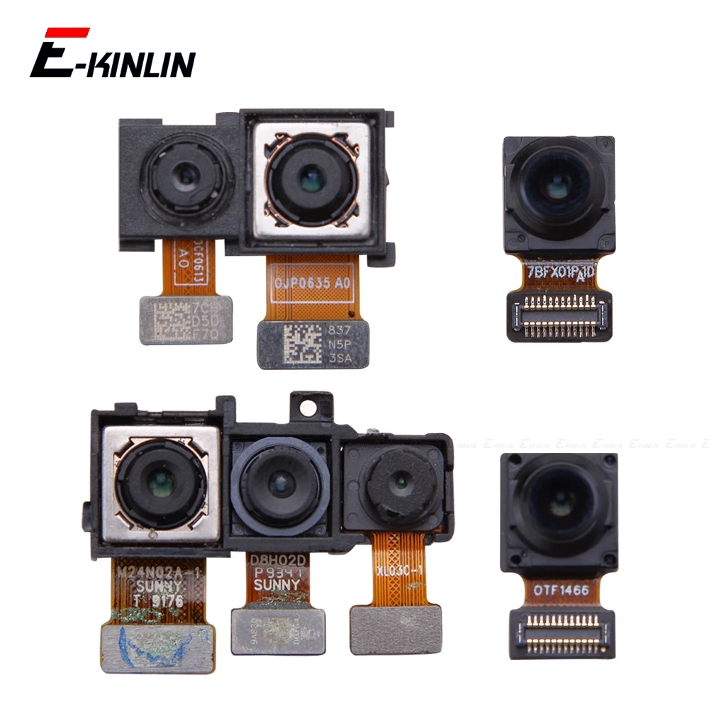 Rear & Front Facing Selfie Big Small Back Main Camera Module Ribbon Flex Cable Repair Parts For HuaWei P30 P20 Pro Lite