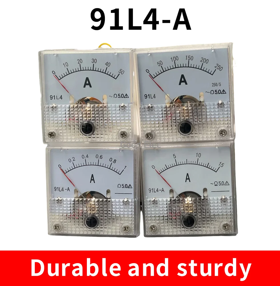 91L4-A Pointer AC Ammeter 1A 5A 10A 20A 30A 50A 75A 100A 100/5 150/5 200/5 300/5