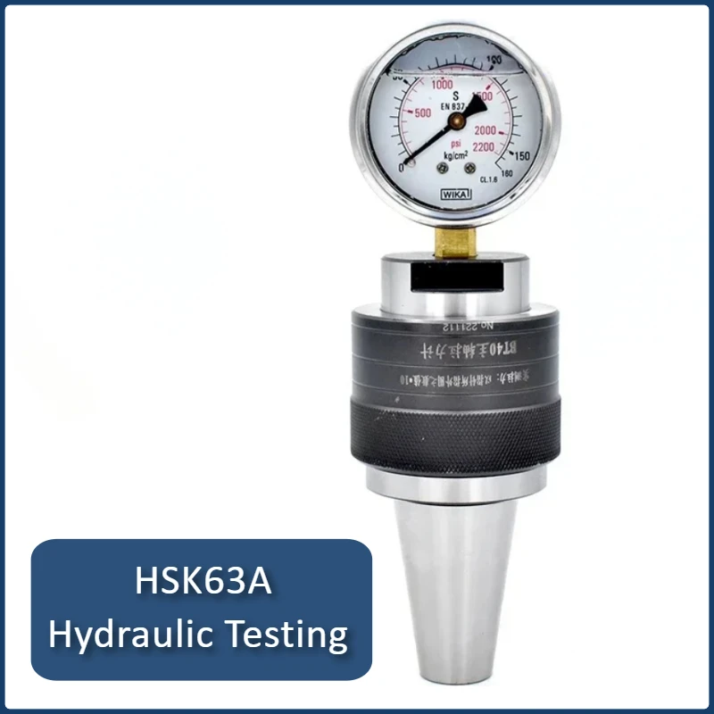 

HSK63 Testing tool spindle BT30 BT40 BT50 Hydraulic testing instruments Spindle tension meter CAT40 SK40