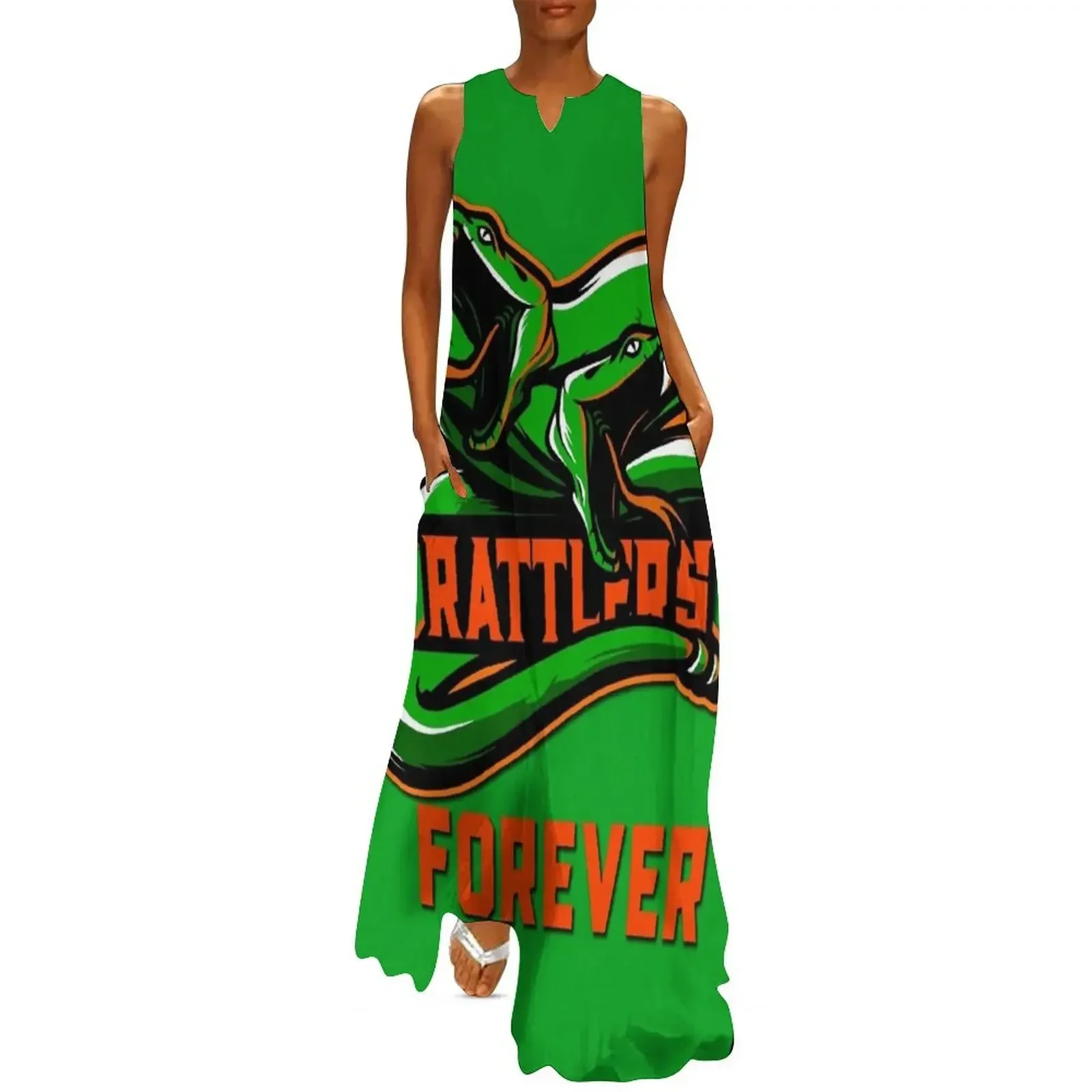

Rattlers Forever Long Dress summer dress daily dresses for womens 2025 women dress Long veiled dresses