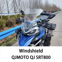 QJMOTO QJ SRT800 aksesuarları için yeni cam spor cam rüzgar deflektörü Fit QJMOTO SRT800 SRT800X 800800800800x 800