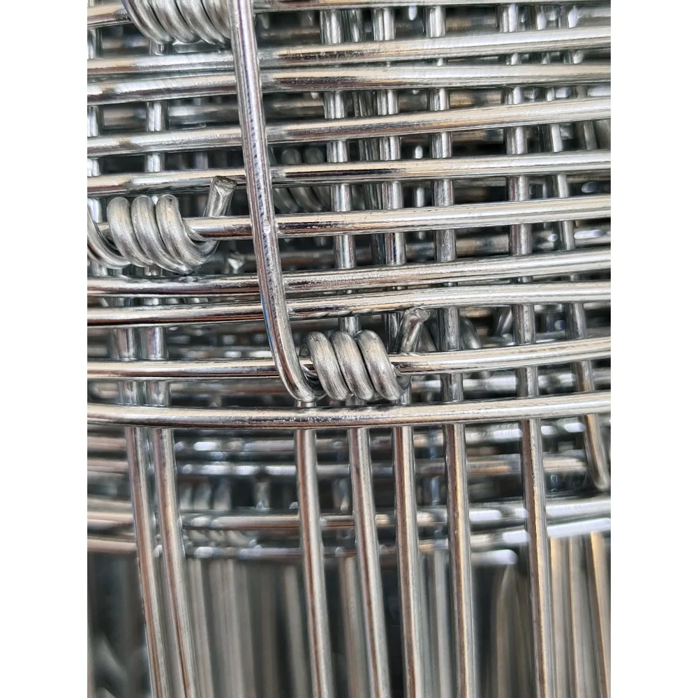 ฟาร์มรั้ว 3x164ft 13Gauge Heavy สังกะสีเคลือบสังกะสี Field รั้วลวัวกวางแพะ Hog สําหรับ YARD ปศุสัตว์ป้องกัน