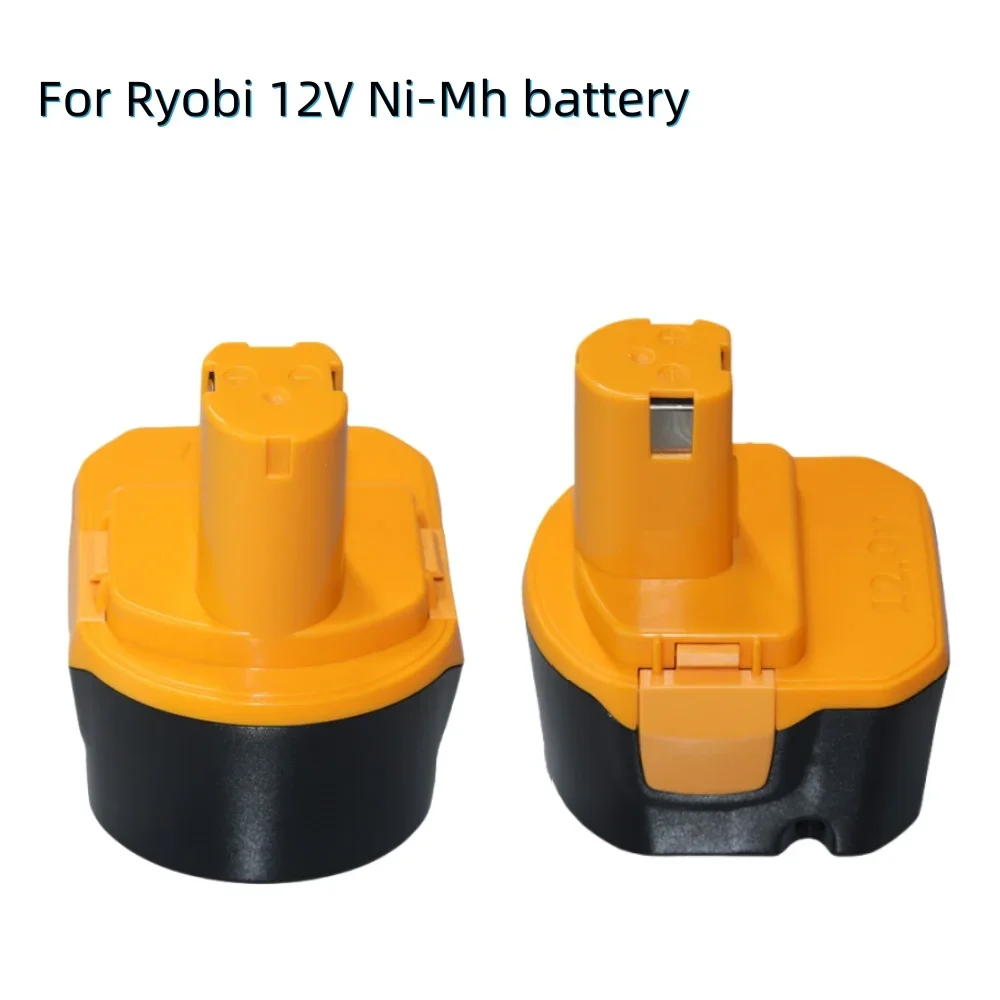 9800mAh For RYOBI 12V Ni-MH Power Tool Battery Replacement Compatible with 1400652 B-8286 1400143 HP1201MK2 4400005 BPT1025