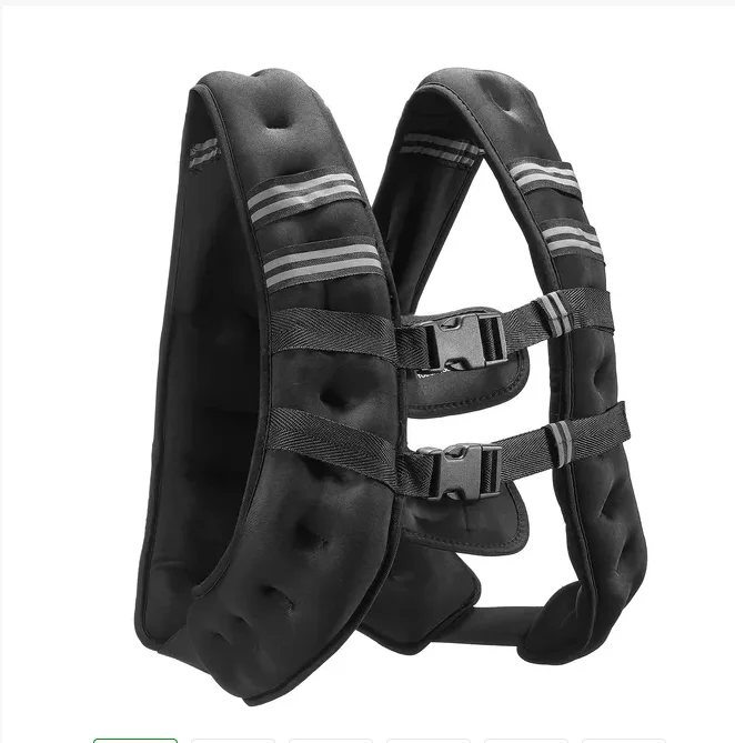 سترة مرجحة 20 رطل للرجال والنساء معدات التمرين لتدريب القوة