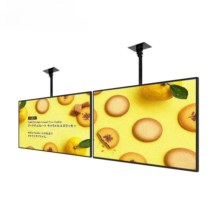 inch fast food hang menu board advertising lcd menu board wall mount of coffee menu