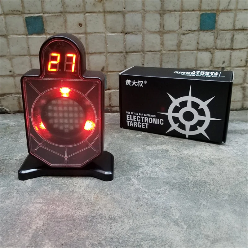 Stylish Outdoor Target Counting Toy Infrared Induction Electronic Scoring Laser Target Sports STS USP CZ75 Sensitive Training