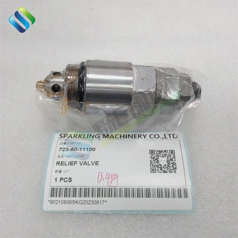 SKGM 723-60-11100 D155A D85E Bulldozer Parts 7236011100 Suction and Safety Valve