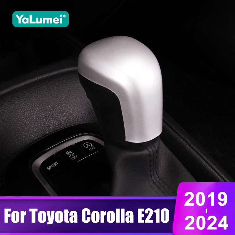 

For Toyota Corolla E210 2019 2020 2021 2022 2023 2024 Hybrid Car Gear Shift Head Cover Trim Sticker Auto Accessories