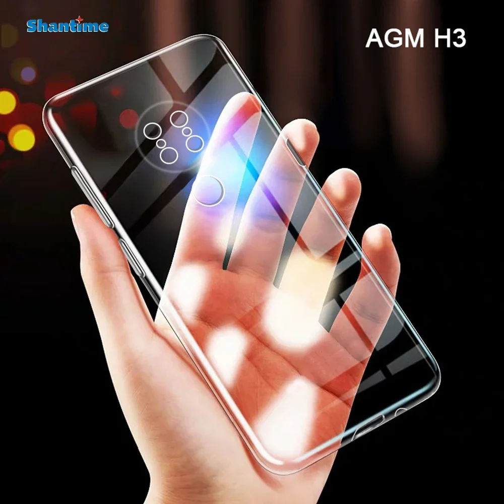 For AGM H3 Case Ultra Thin Clear Soft TPU Case Cover For AGM H3 Couqe Funda