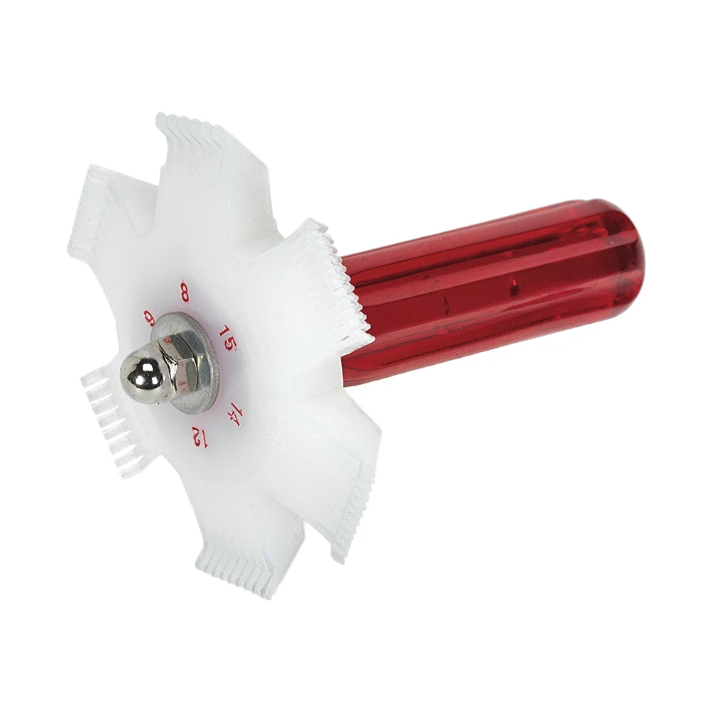 L96A Car Automotive Refrigeration A/C Condenser Radiator Evaporator Fin Straightener Comb Rake Cleaner Tool White