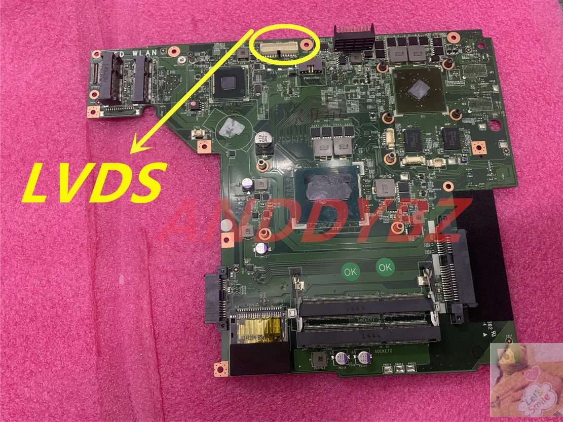 MS-16GH1 LAPTOP FOR MSI MS-16GH GP60 MOTHERBOARD  WITH CPU AND GeForce  840M 100% Working OK Free Shipping