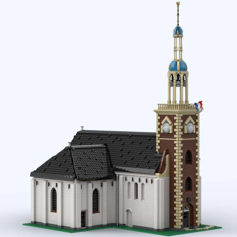 5272 ピース MOC スピーケ グロンingen 教会、オランダの教会建築、素晴らしい職人技、建築愛好家に最適