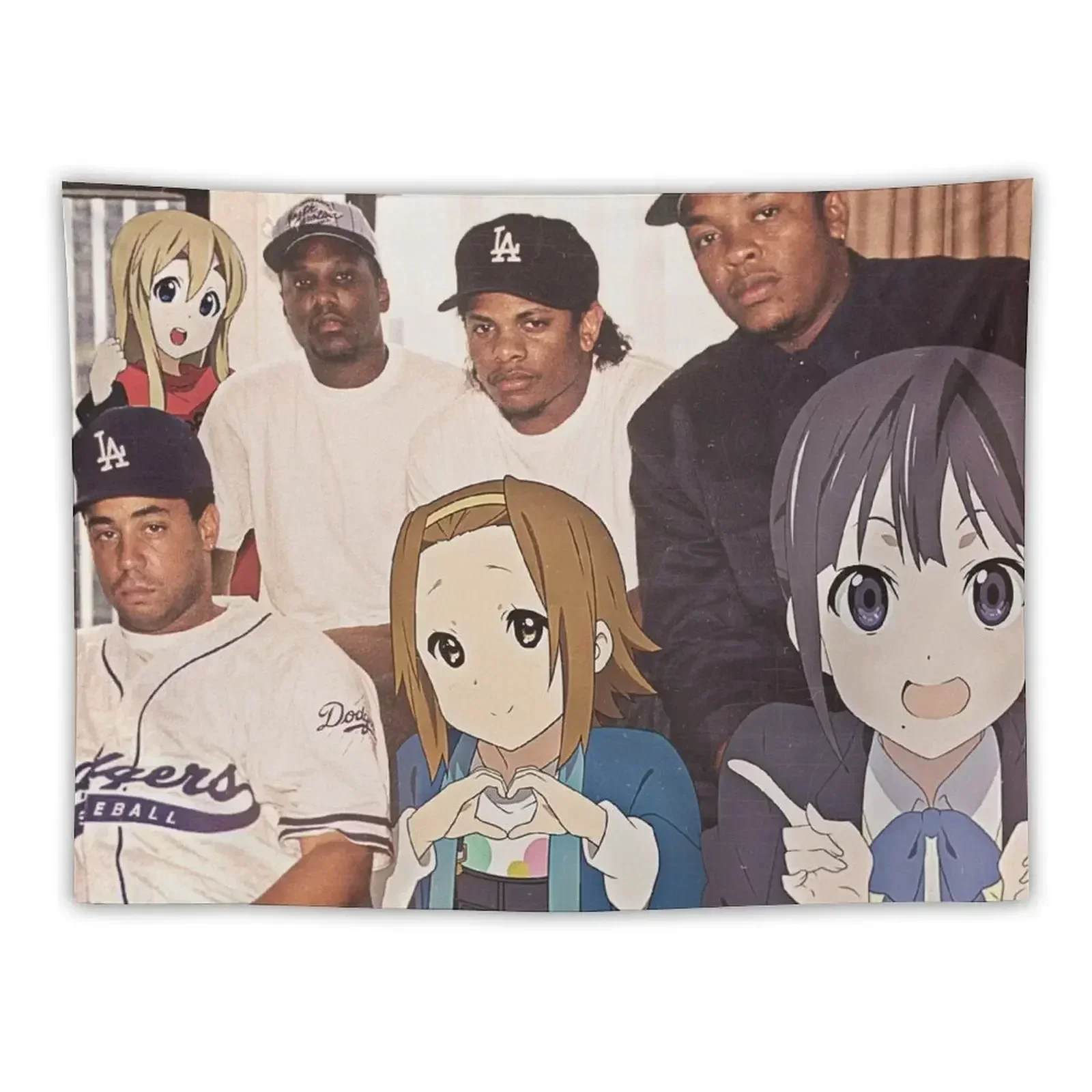 

K-On! and their crew Tapestry Bedrooms Decor Decoration Pictures Room Wall Outdoor Decor Tapestry