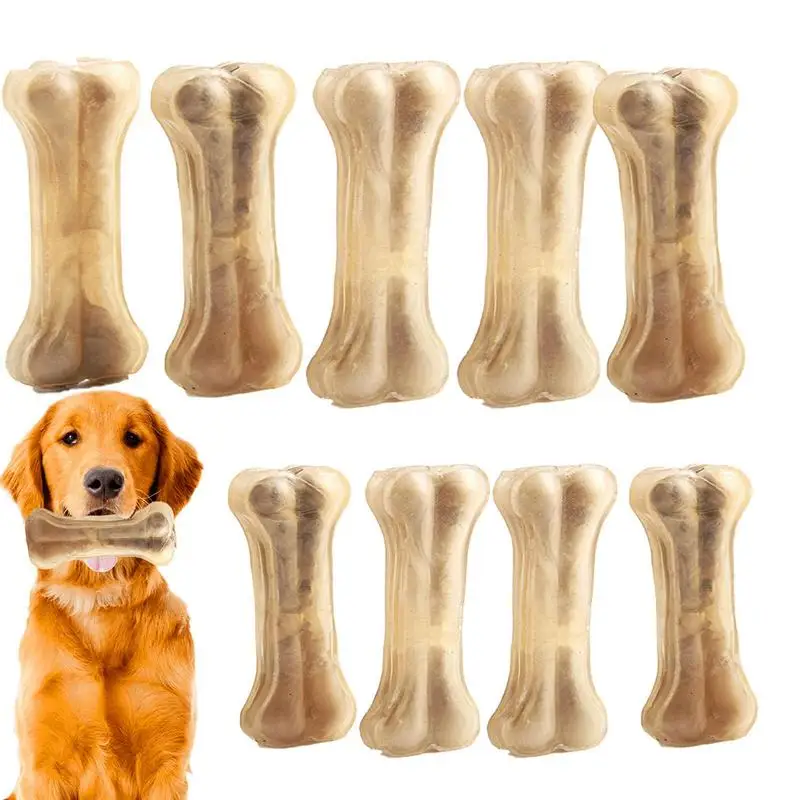 Dog Chew Bone Toy Dog Teething Chew Bone Sturdy And Bite-resistant Material Beef Flavor Puppy Chew Sticks For Teething Tool