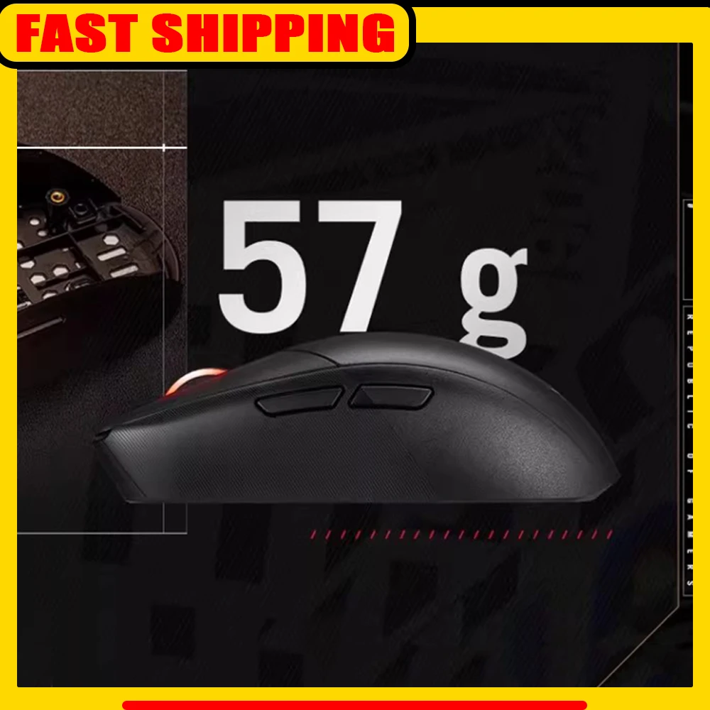ROG Strix Impact III Gaming Mouse Three Mods AimPoint 36k Sensor 8K Wireless Mouse Low Delay 57g Light Weight Mouse Gamer