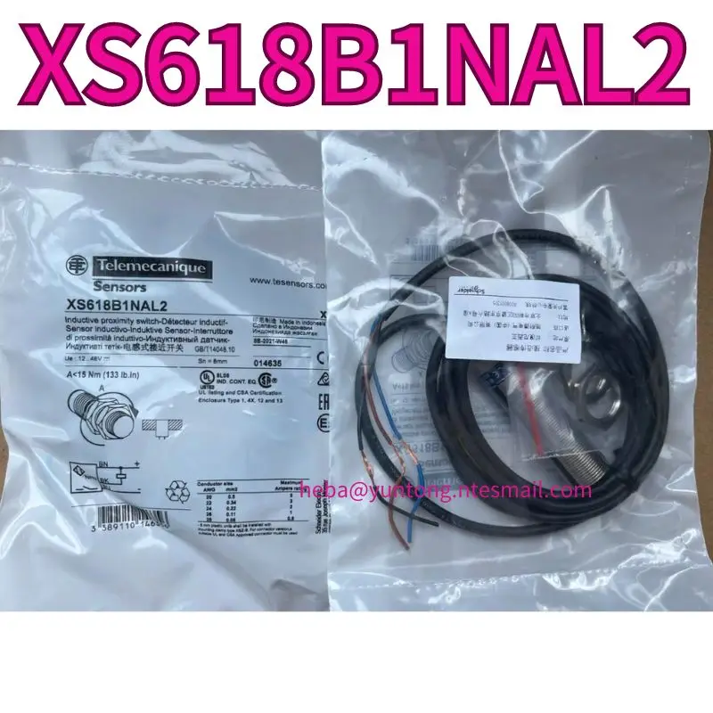 New XS618B1NAL2 Inductive Proximity Switch, Cylindrical Type