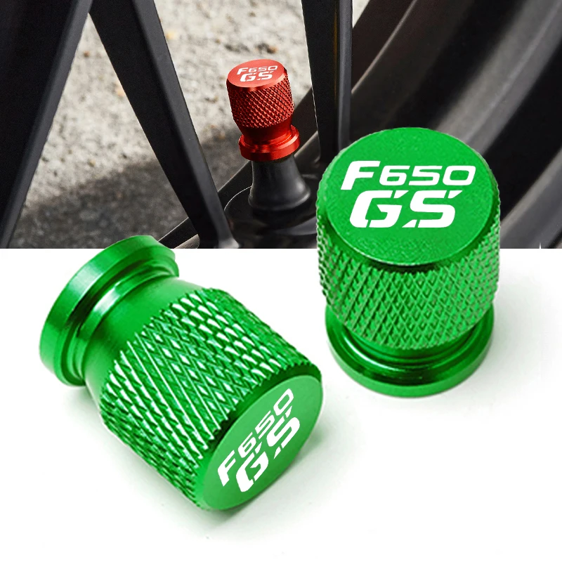 

For BMW F650GS F 650 GS 2008-2012 2011 2009 2010 F650 GS F 650GS Motorcycle CNC Wheel Tire Valve Air Port stem caps Accessories