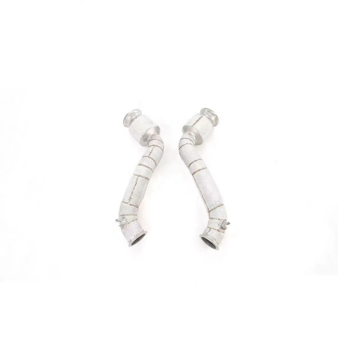 High Flow Sport Cat Downpipe For McLaren GT 4.0TT V8 Premium Exhaust Pipes