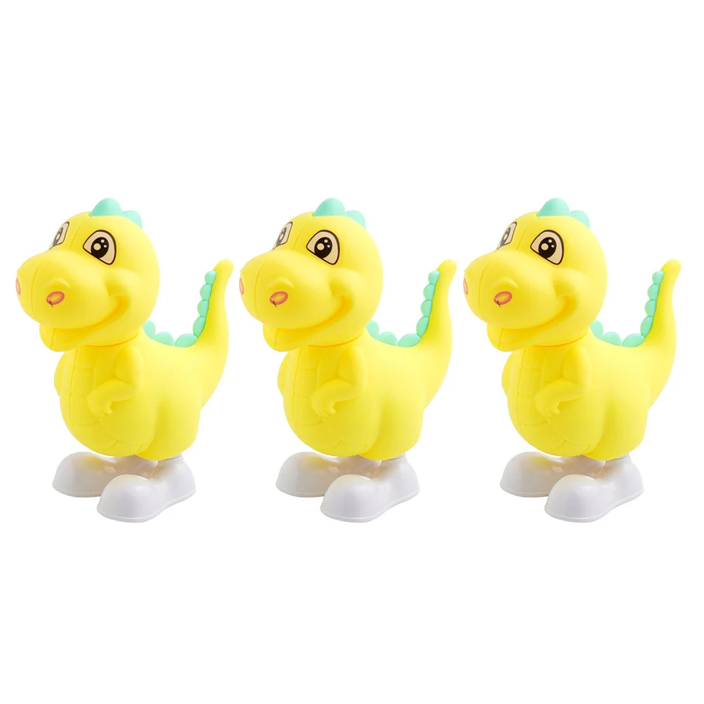 

3 Pcs Clockwork Dinosaur Toy Kid Early Learning Toys Jumping Dinosaurs Animal Cartoon Wind Up Mini Wind-up Nostalgia