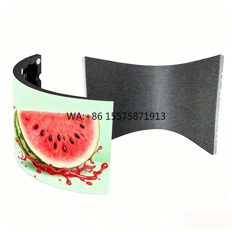 

Лидер продаж P2, гибкий полноцветный изогнутый экран, складные светодиодные видеостеновые панели с поддержкой HDR, яркость 5000cd