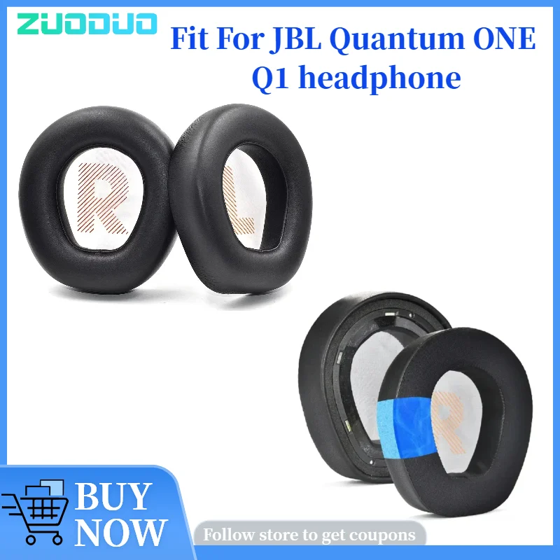 

1 Pair Replacement foam Ear Pads pillow Cushion Cover for JBL Quantum ONE Q1 Gaming Headphone Headset EarPads