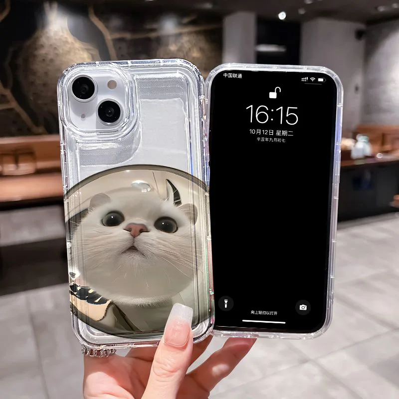 Custodia per telefono Cute Cat Dog per Samsung A54 5g custodia A53 A14 A52 A34 A33 A13 A32 A24 A55 S23 S24 Ultra S21 S20 S23 FE Cover in Silicone