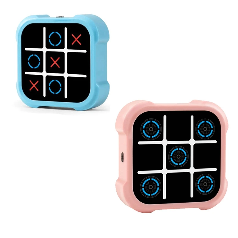 Tic Tac Toys Bolt Game Console 3 In1 Handheld Puzzle Game Console Fingertip Toy Board For Kid Friend Trip Activity A