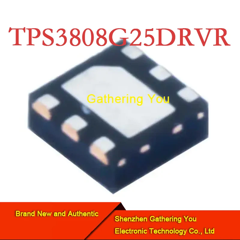 Circuito de Monitoramento Autêntico, Novo, TPS3808G25DRVR QFN