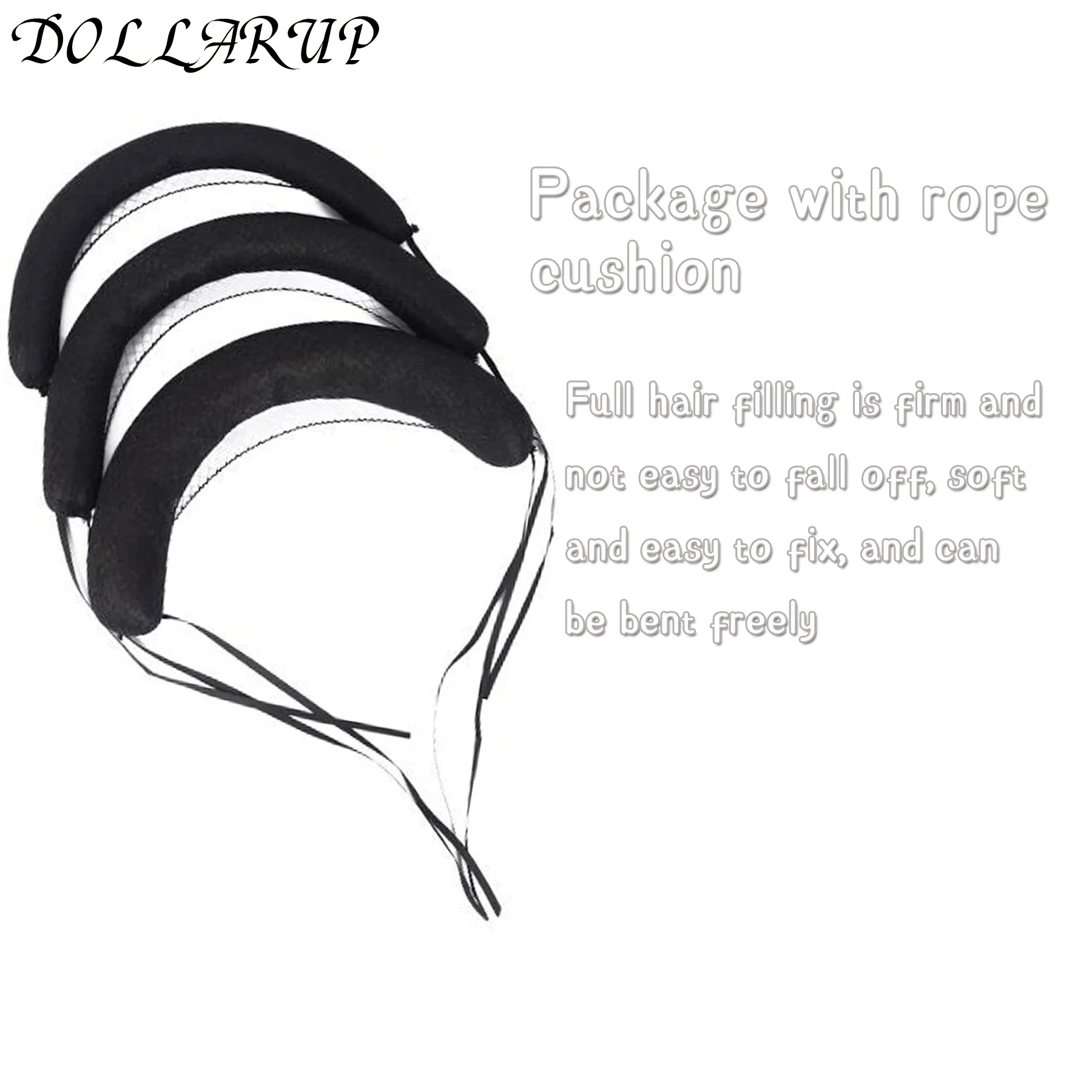 JKL الاصطناعية العتيقة Hanfu شعر مستعار المرأة قطعة واحدة كسول شعر مستعار حقيبة العتيقة الملتوية الشعر عقدة اليومية تنوعا التصميم الوسادة #5