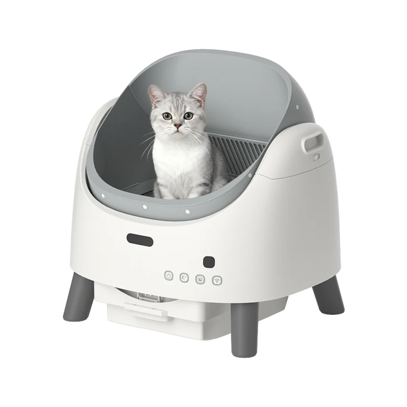 

Smart Trash Can App Remote Automatic Cleaning Health Monitor Automatic Trash Can for Pets