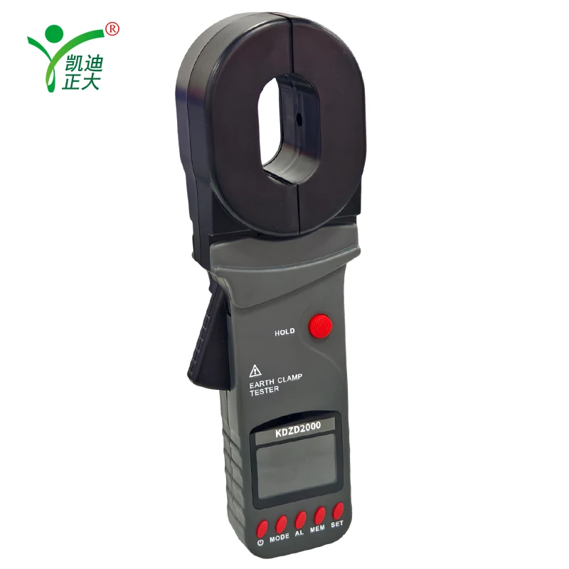 Digital Clamp Ground Resistance Tester High Accuracy Anti-interference Earth Resistance Meter for Power Industry
