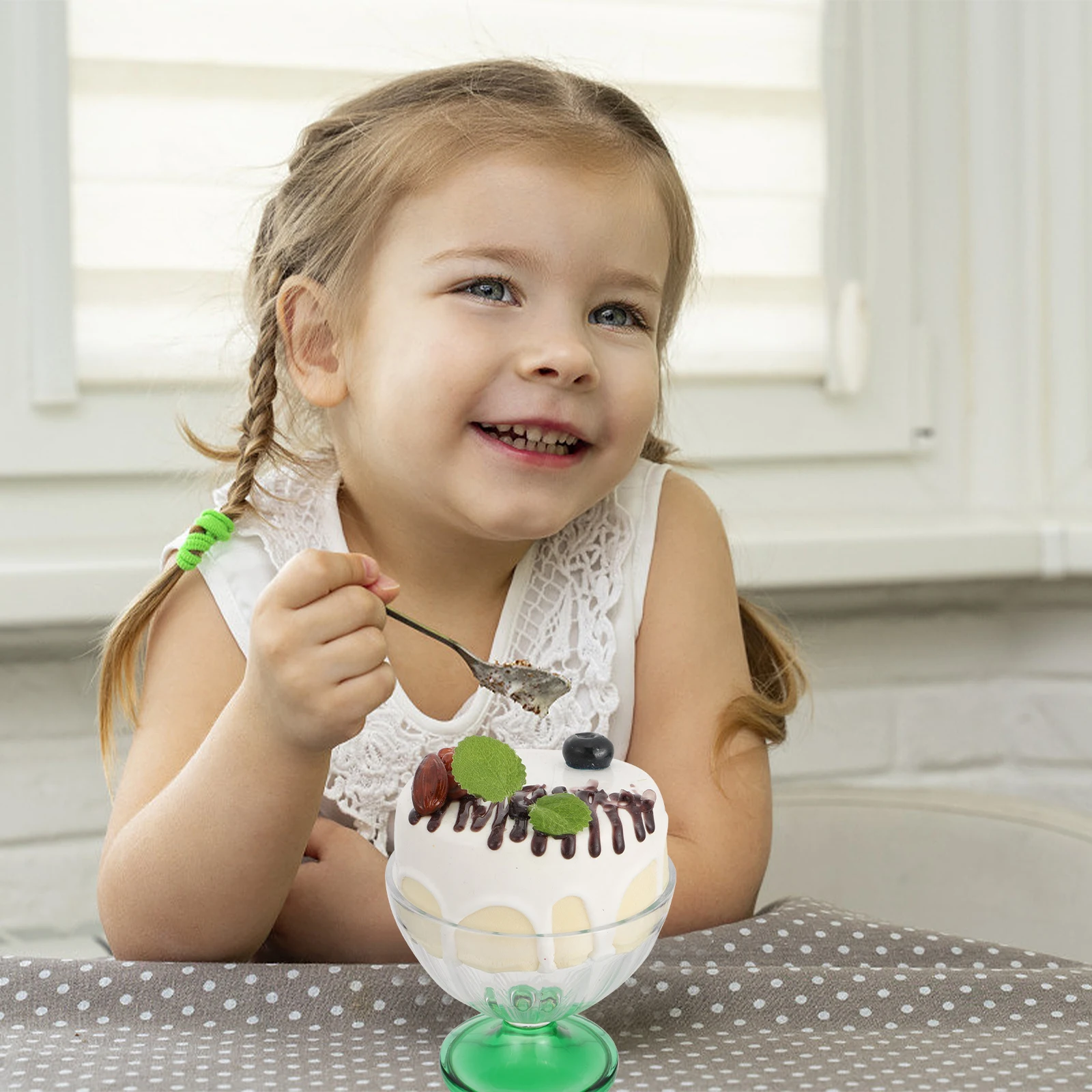 

3Pcs IceCreamCup HighGradePlastic MartiniCocktailGoblet FestivalDessert SmoothieChild MilkshakeContainer PlasticToastingCup