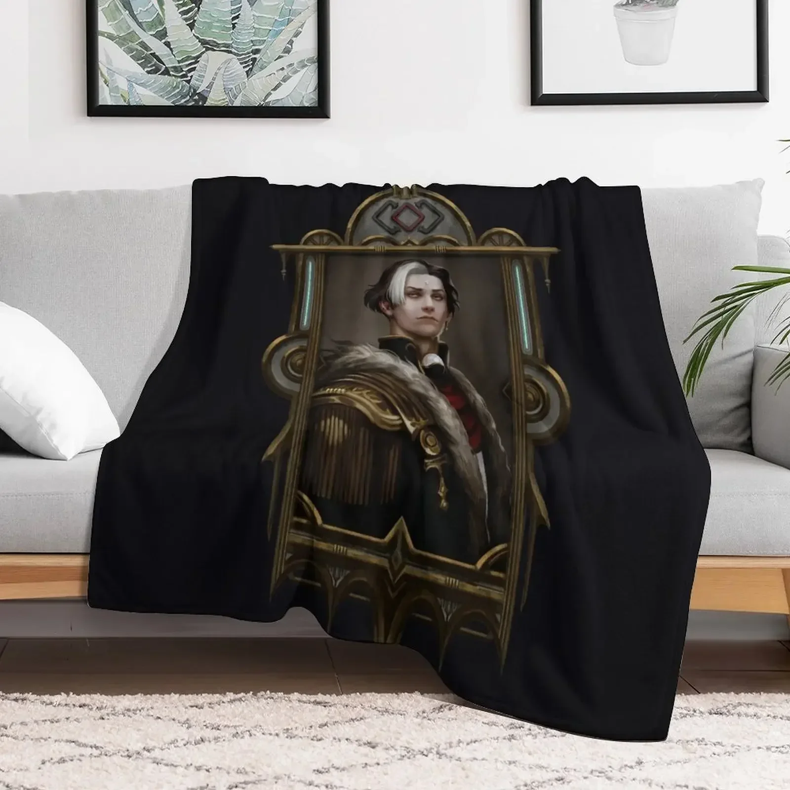 Solus zos Galvus framed portrait Throw Blanket Kid'S Luxury Blankets