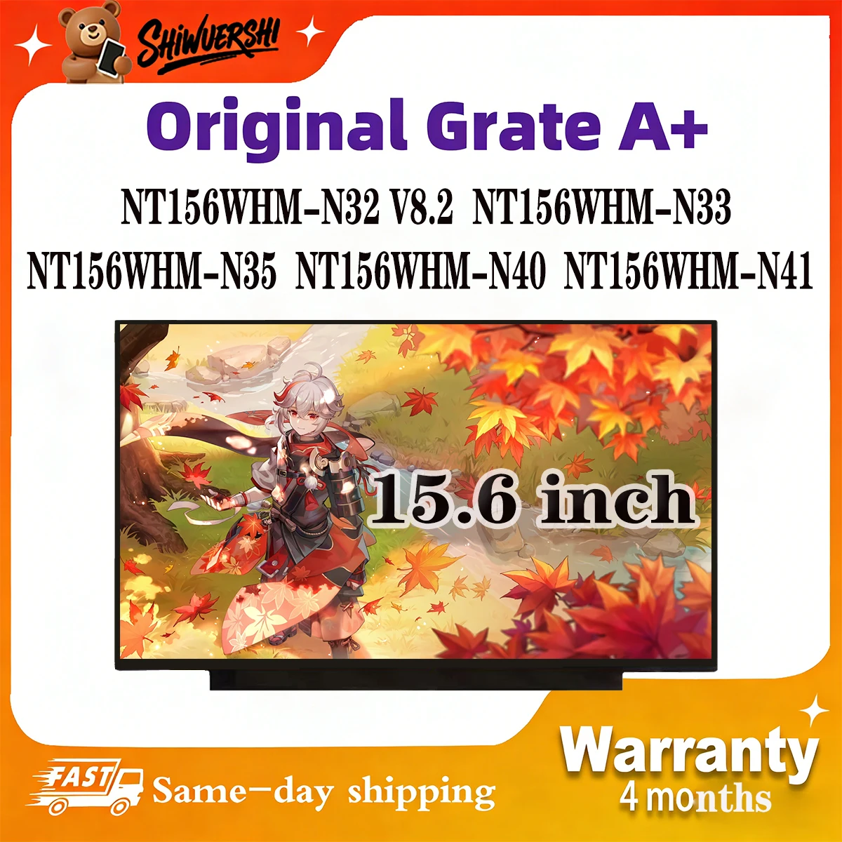 

Wholesale 15.6" Slim Laptop Lcd Screen Monitor Panel NT156WHM N32 V8.2 NT156WHM N33 NT156WHM N35 NT156WHM N40 NT156WHM N41