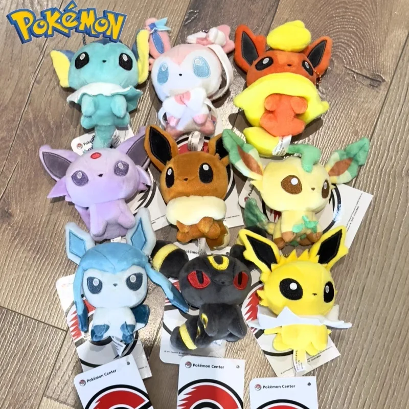 

Hot Sale Cute Pokémon Keychain Bag Pendant Doll Series Fairy Eevee Water Eevee Fire Eevee Friend Children's Birthday Gift Unisex