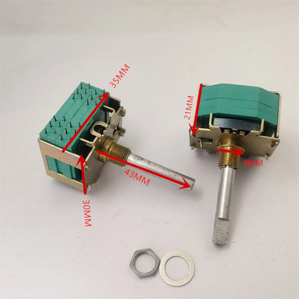 Original New 100% N242 5-X GRS 723 4-channel stepper 40-point 24pin band switch handle 43MMF