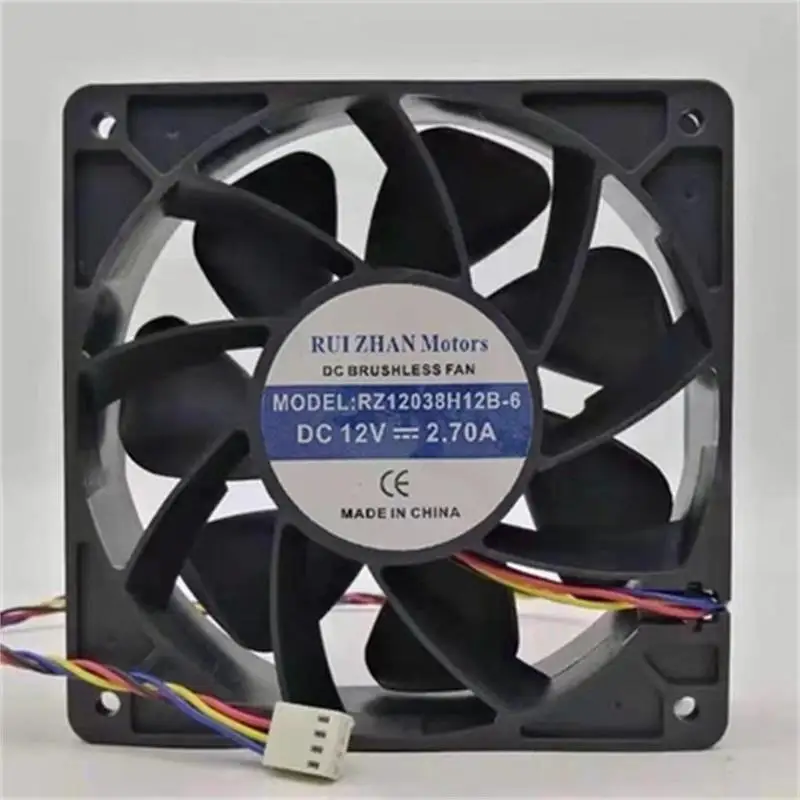 

New For RZ1238H12B-6 DC12V 2.70A 12038 Chassis Cabinet Cooling Fan