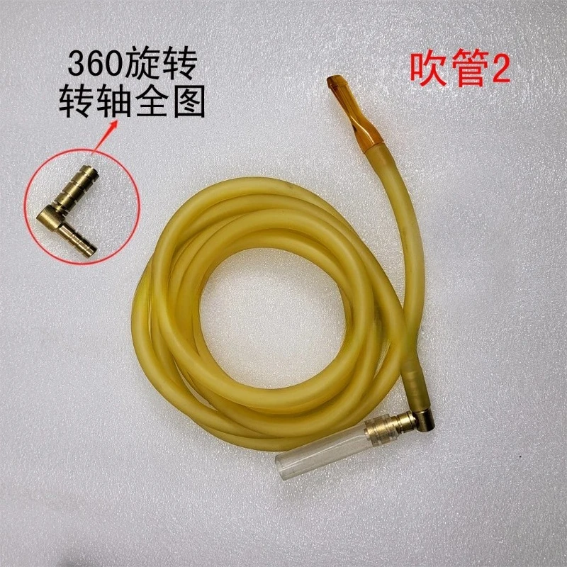 Lamp Worker Blowing Hose, Thermoplastic Glass Blowing Tube, Blowing Nozzle
