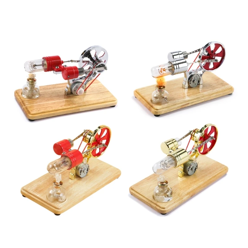 F3MA Low Temperature Stirling Engine Generator Desk Models Education Toy Model Stirling Engine Steam Heat Educational Model