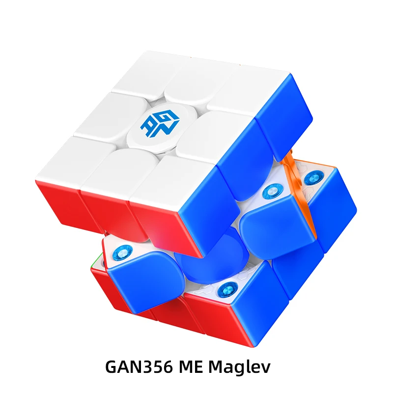 GAN 356 ME 3X3 Magnetische Magic Speed Cube Stickerloze Professionele Fidget Speelgoed GAN 356ME Cubo Magico puzzel Kinderen Speelgoed